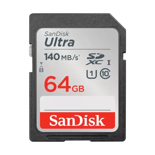 SanDisk 64GB Ultra SDXC UHS-I Memory Card