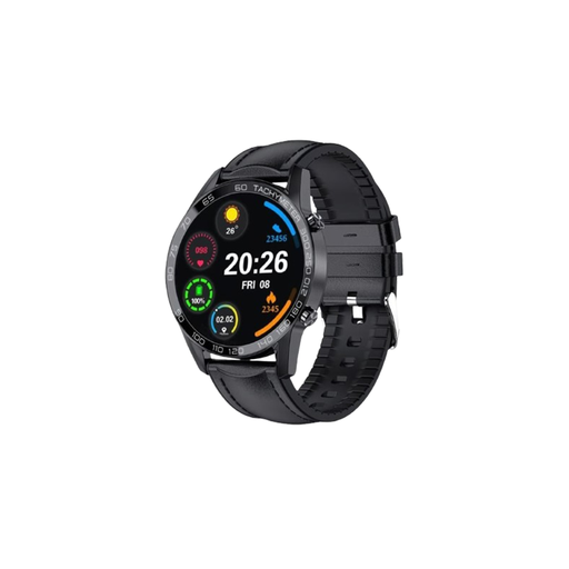 Xcell Classic-3Talk Smart Watch Black With Black Silicon Strap