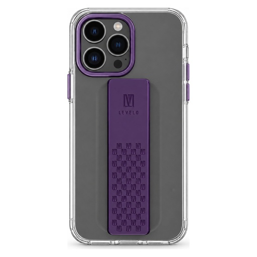 Levelo Graphia Case لـ iPhone 14 Pro Max – بنفسجي