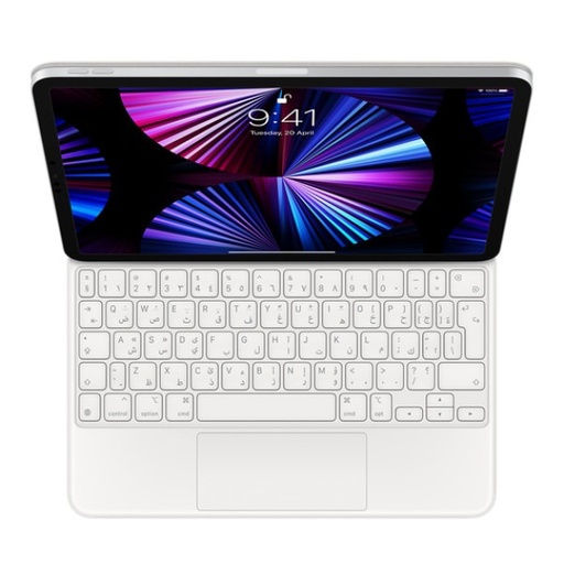 Apple Magic Keyboard for iPad Pro 11‑inch (M4) – Arabic – White