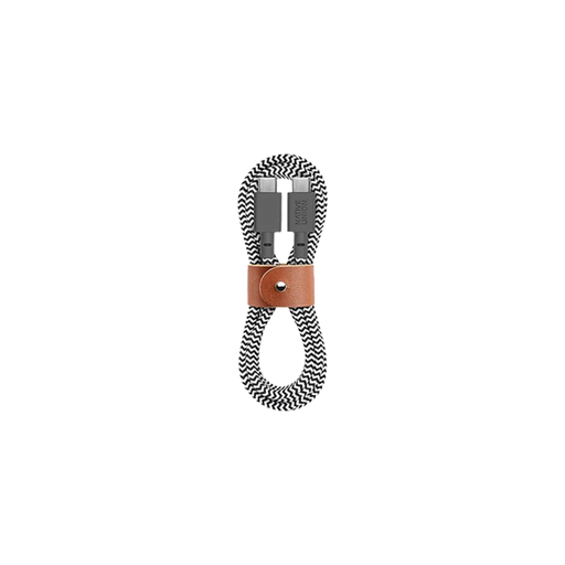 نيتيف يونيون كابل Belt من USB-C إلى USB-C بطول 1.2 متر – زيبرا
