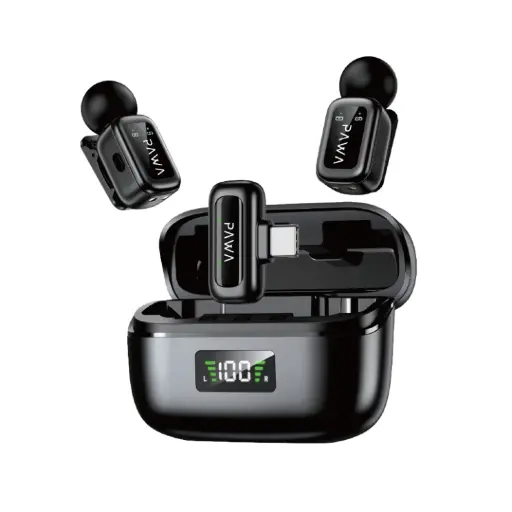 [PW-LDMCCCL5-BK] PAWA Mike M6 Microphone With Ai Voice Translator - Black