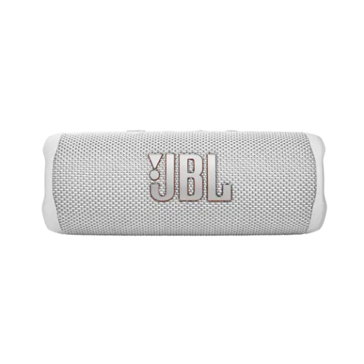 مكبر صوت JBL Flip 6 محمول مقاوم للماء بتقنية البلوتوث - أبيض