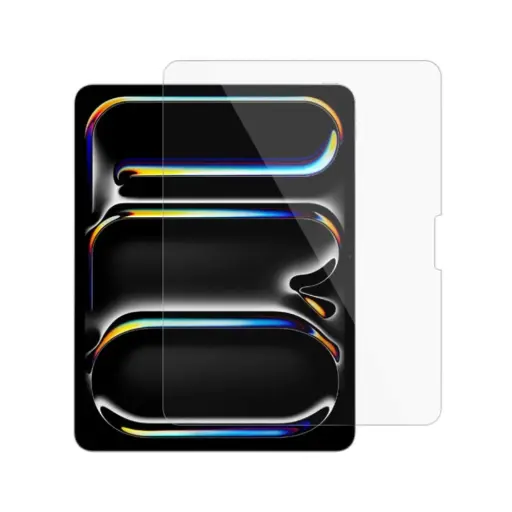 [GNIPAD11SGCL] واقي شاشة زجاجي شفاف عالي الدقة بالكامل من جرين ليون لجهاز آيباد برو 11 بوصة (M4/M5)