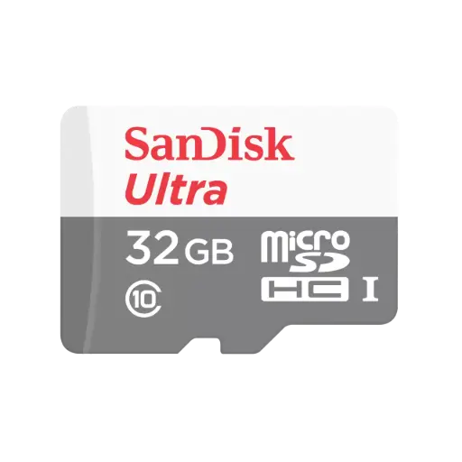 SanDisk Ultra microSD Cards 32GB 100MB/s - White & Gray