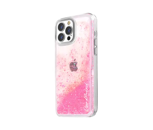 [CVRIP13PVIVA] Viva Madrid Glamor Hybrid Tpu/Pc Back Case Iphone 13 Pro - Twilight Pink