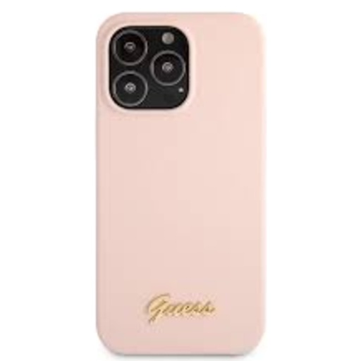 كفر جيس سيليكون بشعار ذهبي لسلسلة iPhone 13