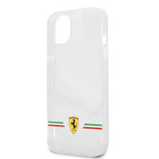 Ferrari Transparent Case Italia Wings Print Logo iPhone 13 Series