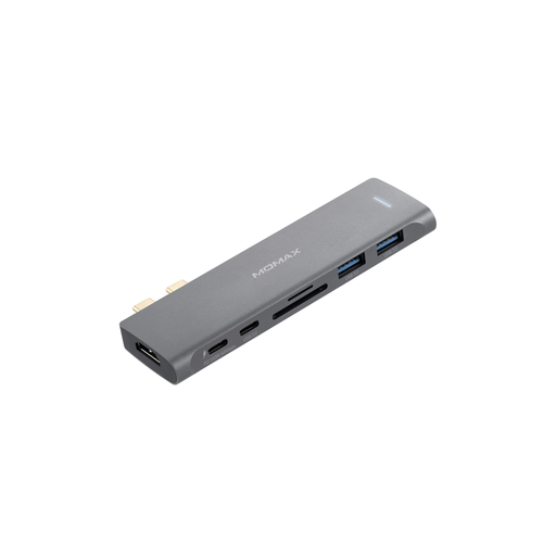 موماكس- موزع USB-C مزدوج 7 في 1 One Link