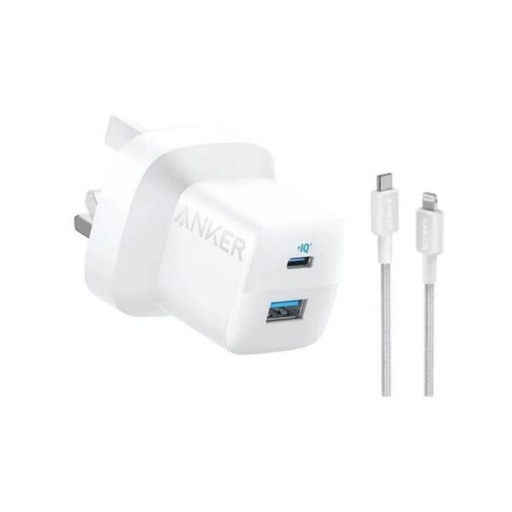 Anker 323 Charger 33W with Type-C to Lightning Cable