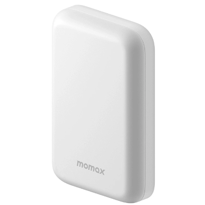 [IP97E] Momax Q.Mag Power Magnetic Wireless Battery 5000mAh White