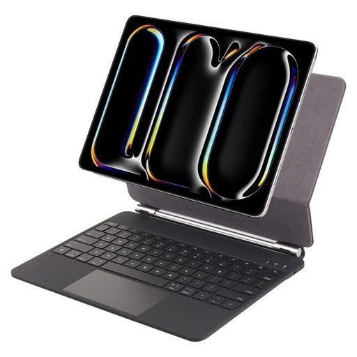 Green Lion Magic Keyboard Case for iPad Pro 12.9" (Arabic/English) – Black