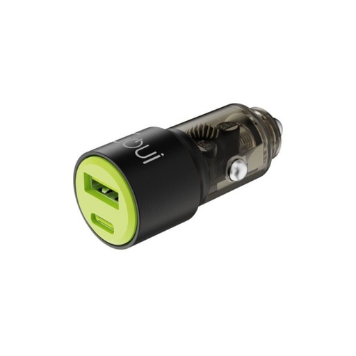 [G-CAR30WTRA-3A] Goui AUTO Car Charger PD 30W Transparent