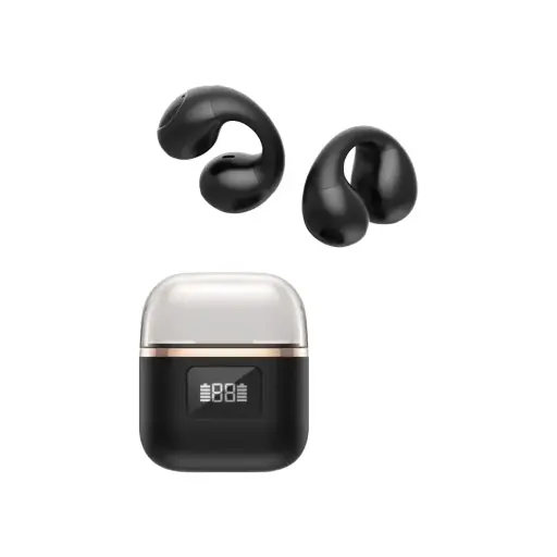 [GNARXCLTWSBK] Green Lion Aurix Clip On Earbuds - Black