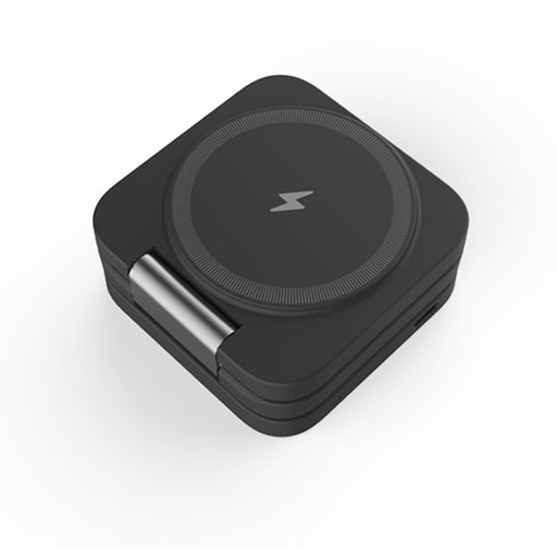 [PD-3N1FMC-BK] Porodo 3in1 Magsafe Wireless Foldable Charger - Black