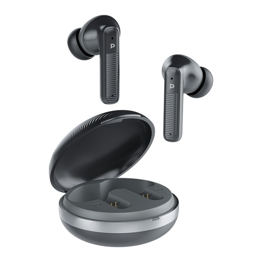 [PWLAU006-BK] Powerology TWS Earphone with Quard Mic ENC Black