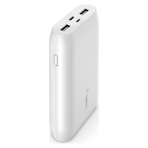 Belkin BoostCharge 3-Port Power Bank 10,000mAh 15W – White