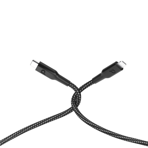 باورولوجي كابل مجدول جديد USB-C إلى لايتنينغ، PD بقدرة 60 واط وطول 1.2 متر