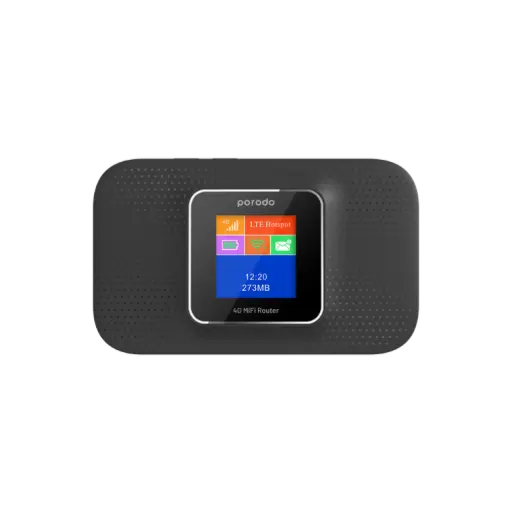 [PD-PRT4GR-BK] Porodo 4G LTE/3G Portable High-Speed Router - Black