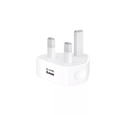 أبل محول طاقة USB بقدرة 5 واط – أبيض