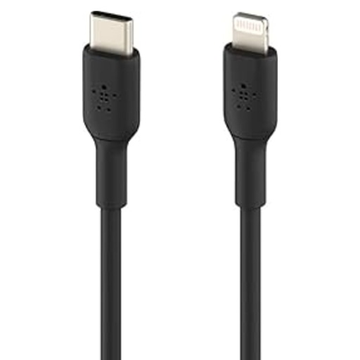 كابل Belkin BoostCharge من Lightning إلى USB-A بطول 1 متر – أسود
