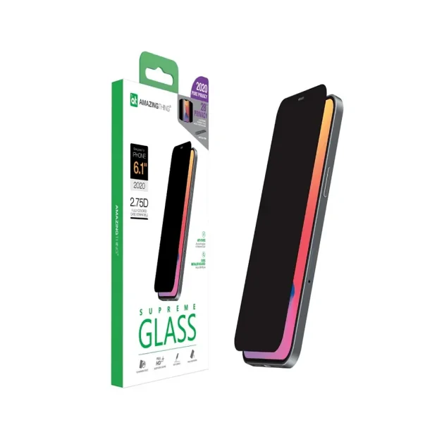 [AB1SIPAT12PR] Amazing Thing AT Anti Dust Privacy Glass  For iPhone 12 Series
