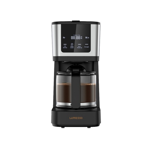 ماكينة تحضير القهوة LePresso Rich Brew بشاشة لمس تفاعلية - لون أسود