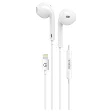 Endefo Lightning Wired In Ear Headset White