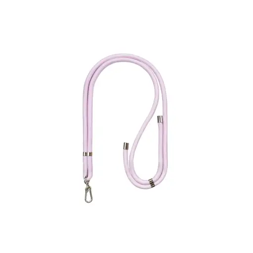 [GNCRSBDYLDPK] Green Lion Crossbody Lanyard Compatible with Mobile Phones - Pink