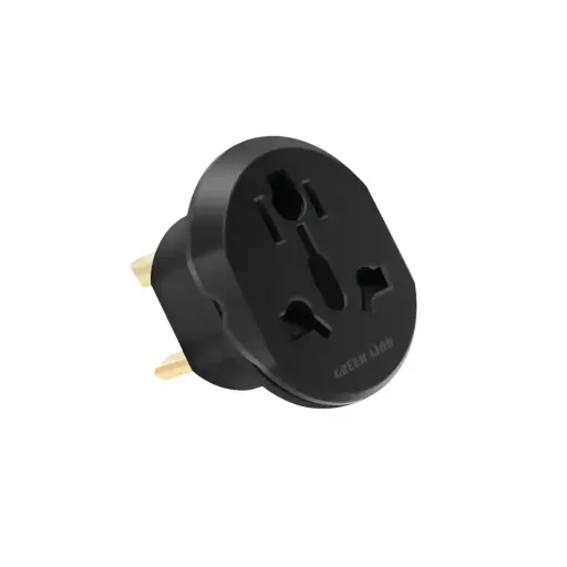 [GNUVUKPLG2BK] Green Lion Universal Conversion Plug 2 UK - Black