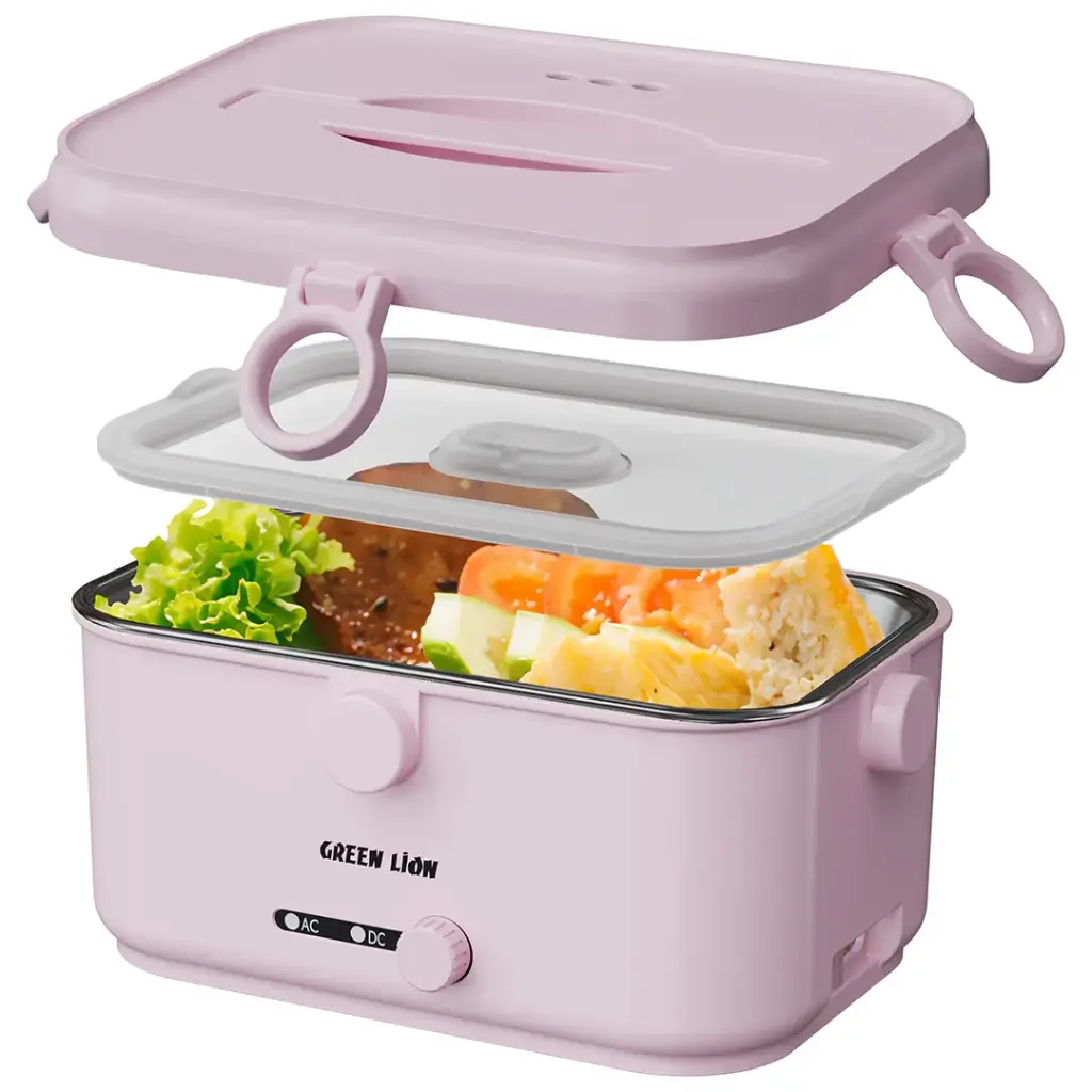 [GNLCHMTEPK] Green Lion Lunch Mate Electric Lunch Box - Pink