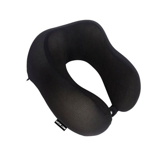 [GNMEFMNECKBK] Green Lion Memory Foam Neck Pillow - Black