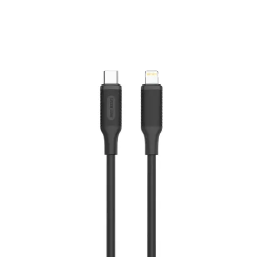 كابل Green Lion USB-C إلى Lightning PVC بطول 2 متر - أسود