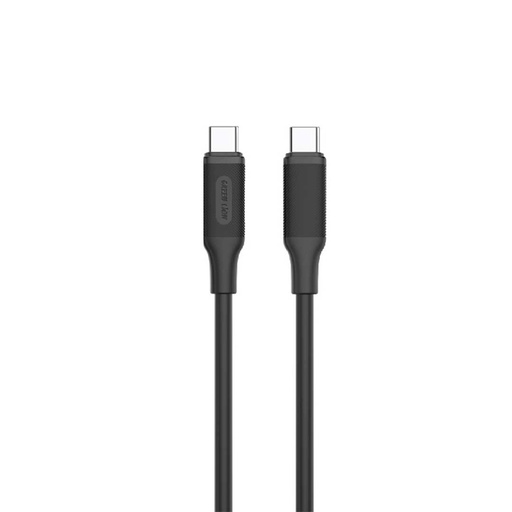 [GNPVC60CTCBK] Green Lion USB-C to USB-C PVC Cable 1M 60W - Black