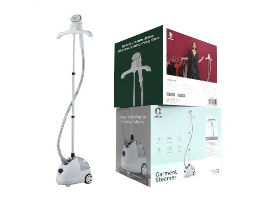 [GNGMPTSI9FWH] Green Lion Portable Household Garment Steamer 5 Functional 2000W 1.8L - White