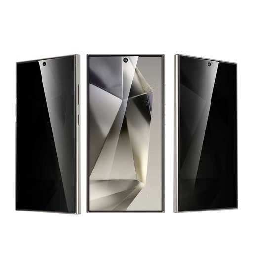 [GN9HPVS24ULBK] Green Lion 9H Privacy Shield fingerprint Unlock Privacy Glass - S24 Ultra - Black
