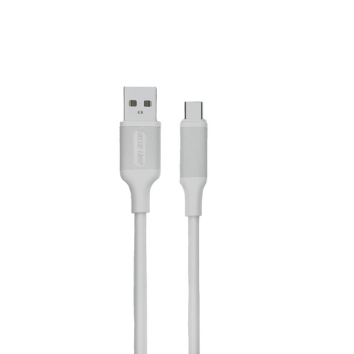 [GNPVCATCWH] كابل Green Lion USB-A إلى USB-C PVC بطول 1 متر و2.4 أمبير - أبيض