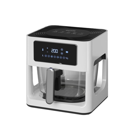 Porodo Lifestyle 5L Glass Air Fryer – White