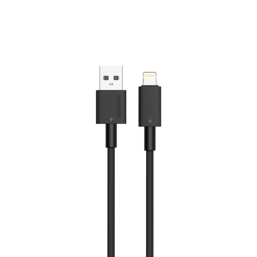 Porodo USB-A to Lightning Durable Charging Cable - Black
