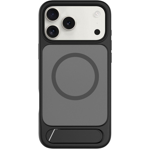 LEVELO MATTEO IPHONE 17 PRO MAX HYBRID KICKSTAND CASE BLACK