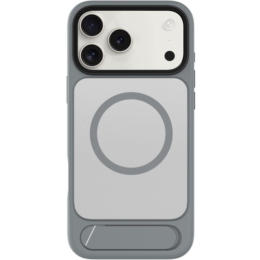 LEVELO MATTEO IPHONE 17 PRO MAX HYBRID KICKSTAND CASE CLOUD GREY