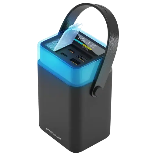 [PPBCHA92BK] Powerology Halo Beam 40000mah Power Bank 