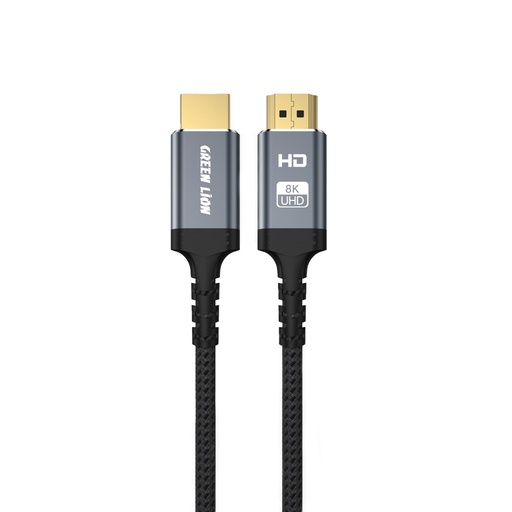 [6935100185156] Green Lion 8K HDMI Cable 2 Meter - Black