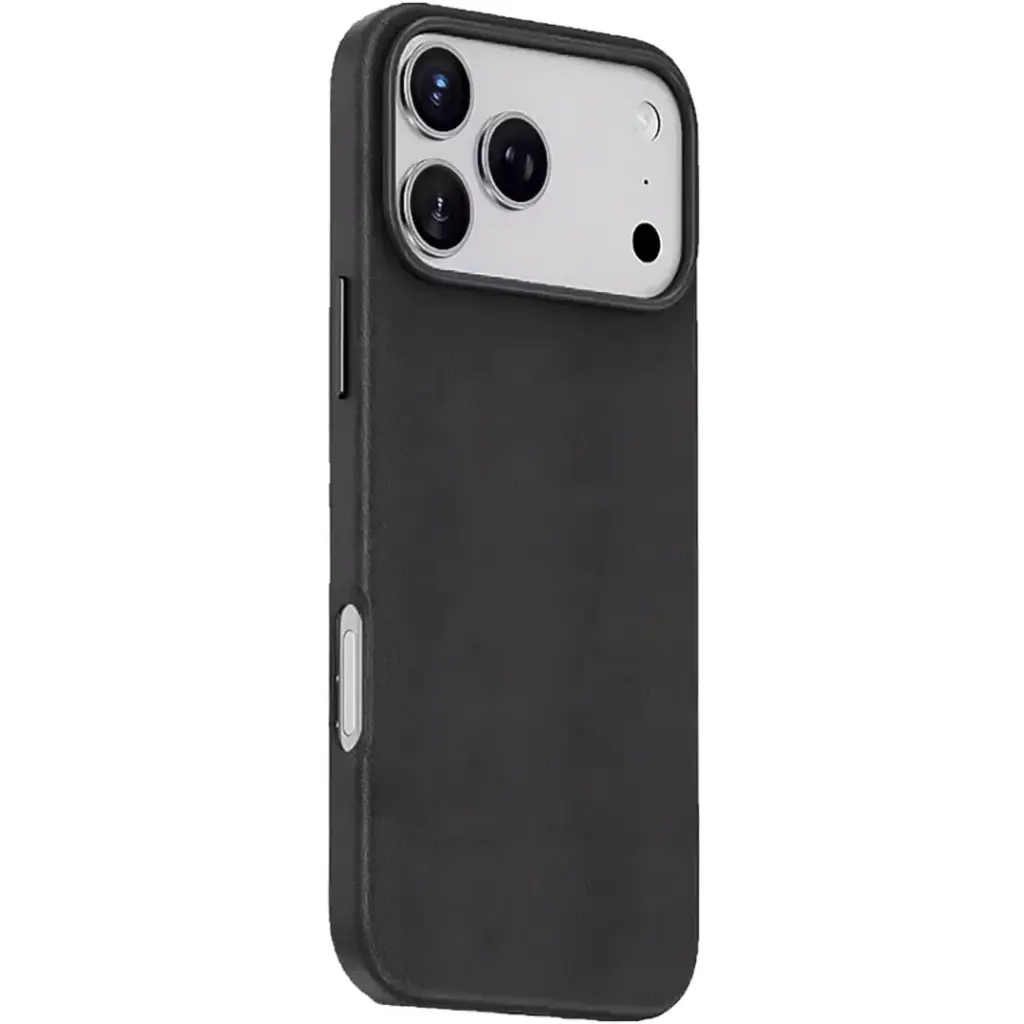  Green Lion Leather MagSafe Case for iPhone 17 Pro - Black