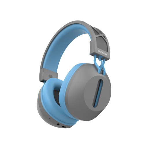 [GNSLREANCGYBL] Green Lion SolarEcho ANC Over-Ear Headphones - Grey Blue