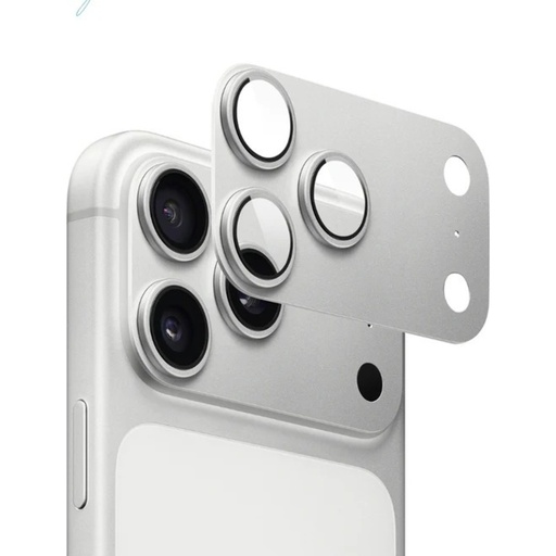 Green Lion Camera Lens Pro for iPhone 17 Pro Max – Silver Titanium