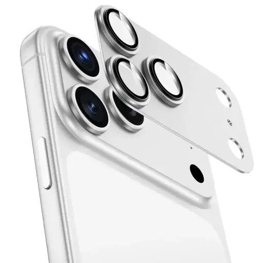 [GNCMLP17PMSL] Green Lion Camera Lens Pro for iPhone 17 Pro Max - Silver Titanium
