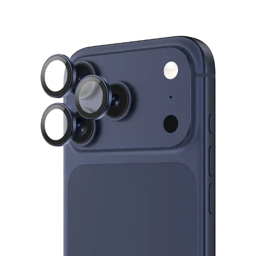 [GNCLLNS17PMBL] Green Lion Classic Camera Lens Protector for iPhone 17 Pro / Pro Max - Blue