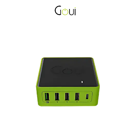 [G-60WUSBPD] قوي - شاحن سطح المكتب KIMBA X5 5 Port PD بقوة 60 وات