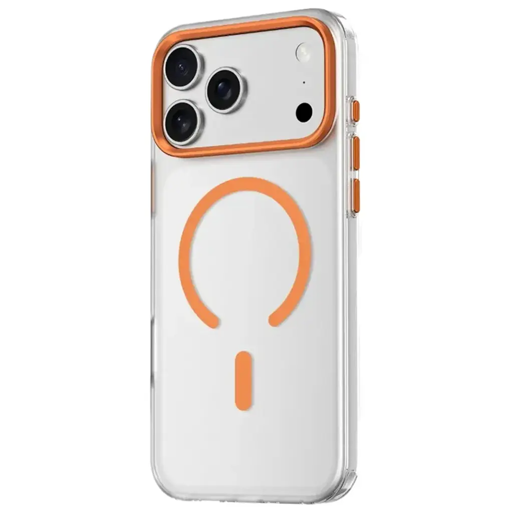 Green Lion Matte MagSafe Case for iPhone 17 Pro Max- Orange